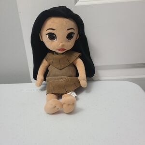 Disney Store Animators Collection Pocahontas Toddler Plush Stuffed Doll Toy
